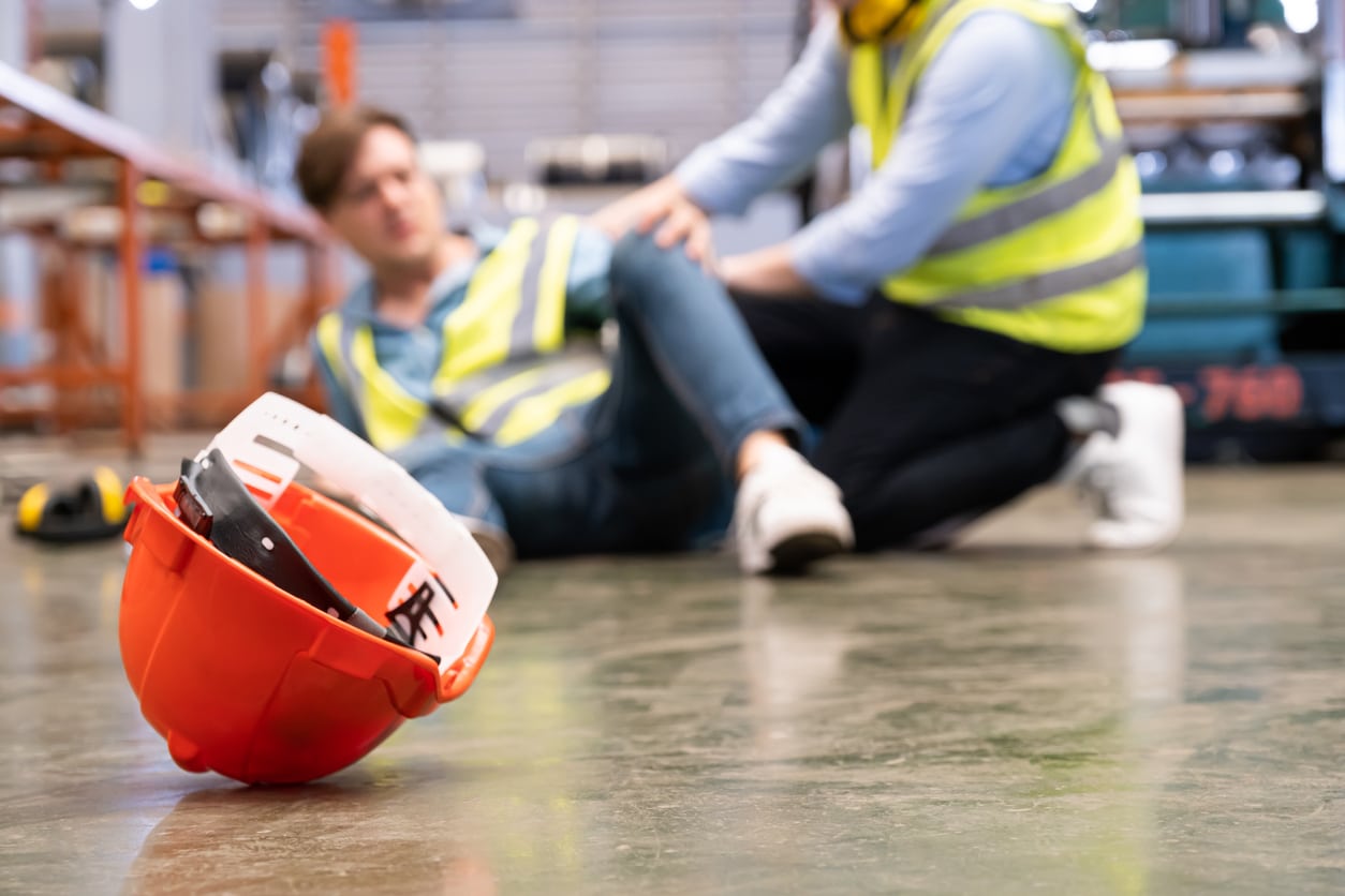 occupational health man on the floor